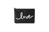 #2 Black Love Paw Pouch
