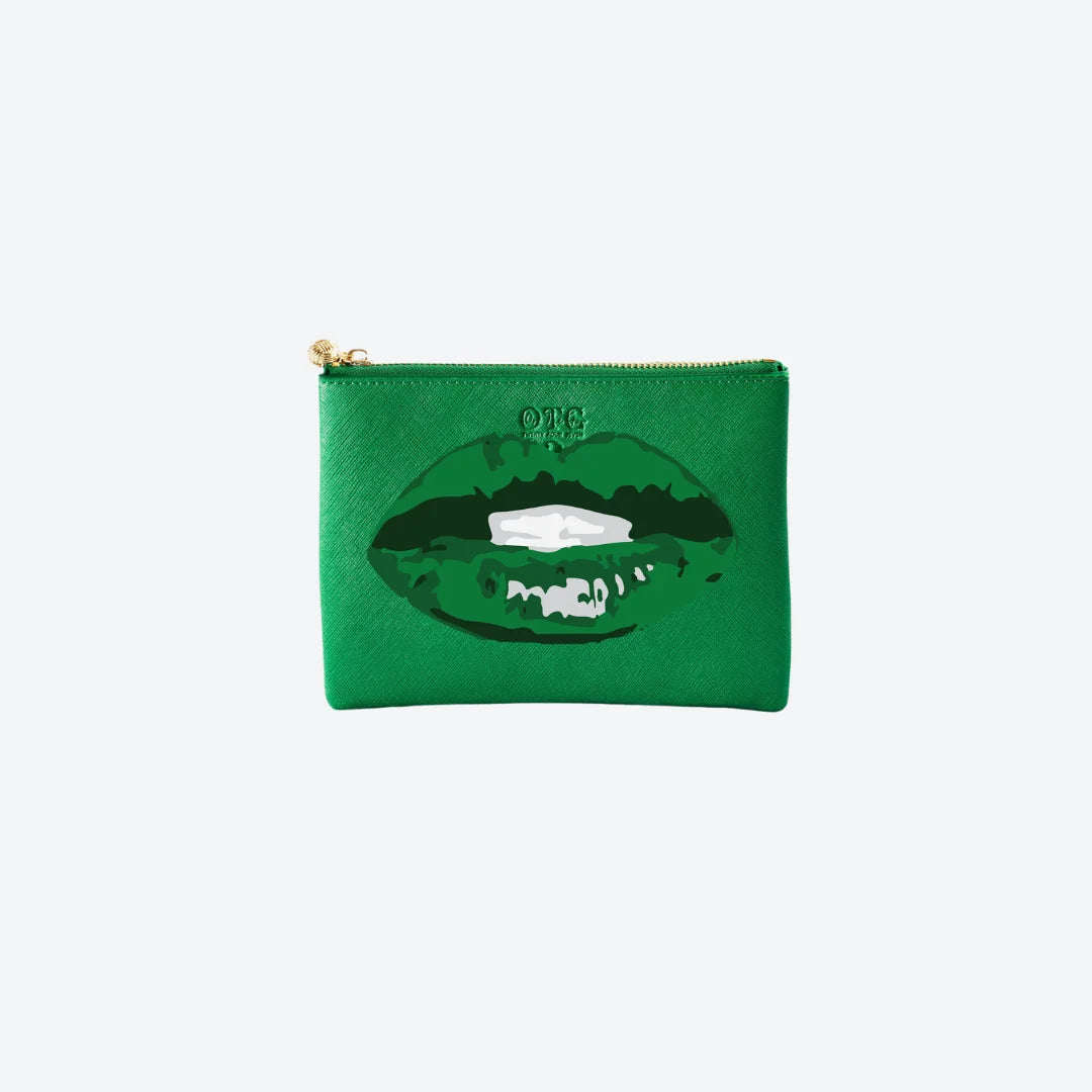 #2 Green Lips Pouch