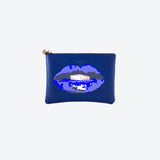 #2 Navy Lips Blue Pouch