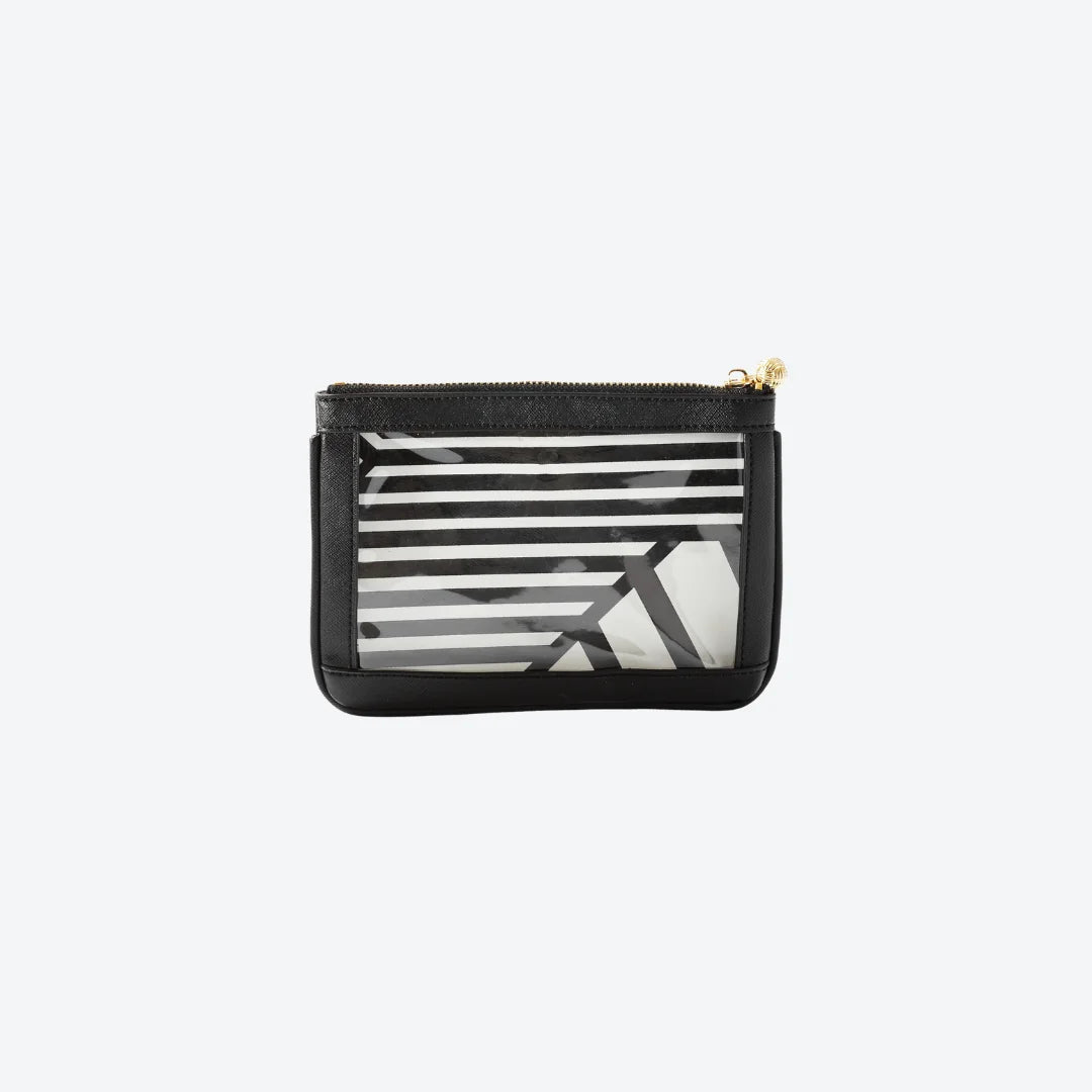 #2 Nudie Black Pouch, front view
