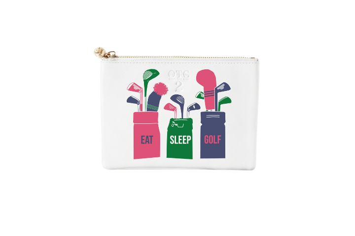 #2 White Eat Sleep G Pouch