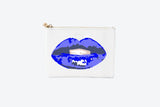 #2 White Lips Blue Pouch