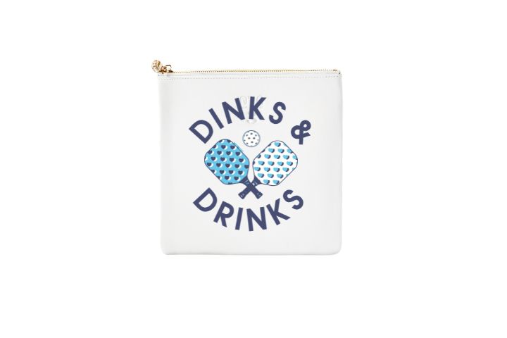 #3 White Dinks & Drinks Pouch
