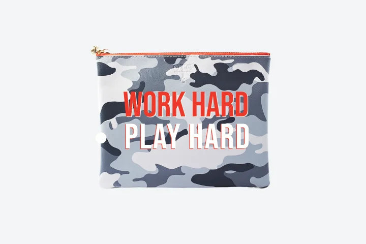 #4 Abby Camo Work Hard Pouch