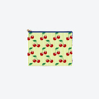 #4 Alyssa Cherries Green Pouch
