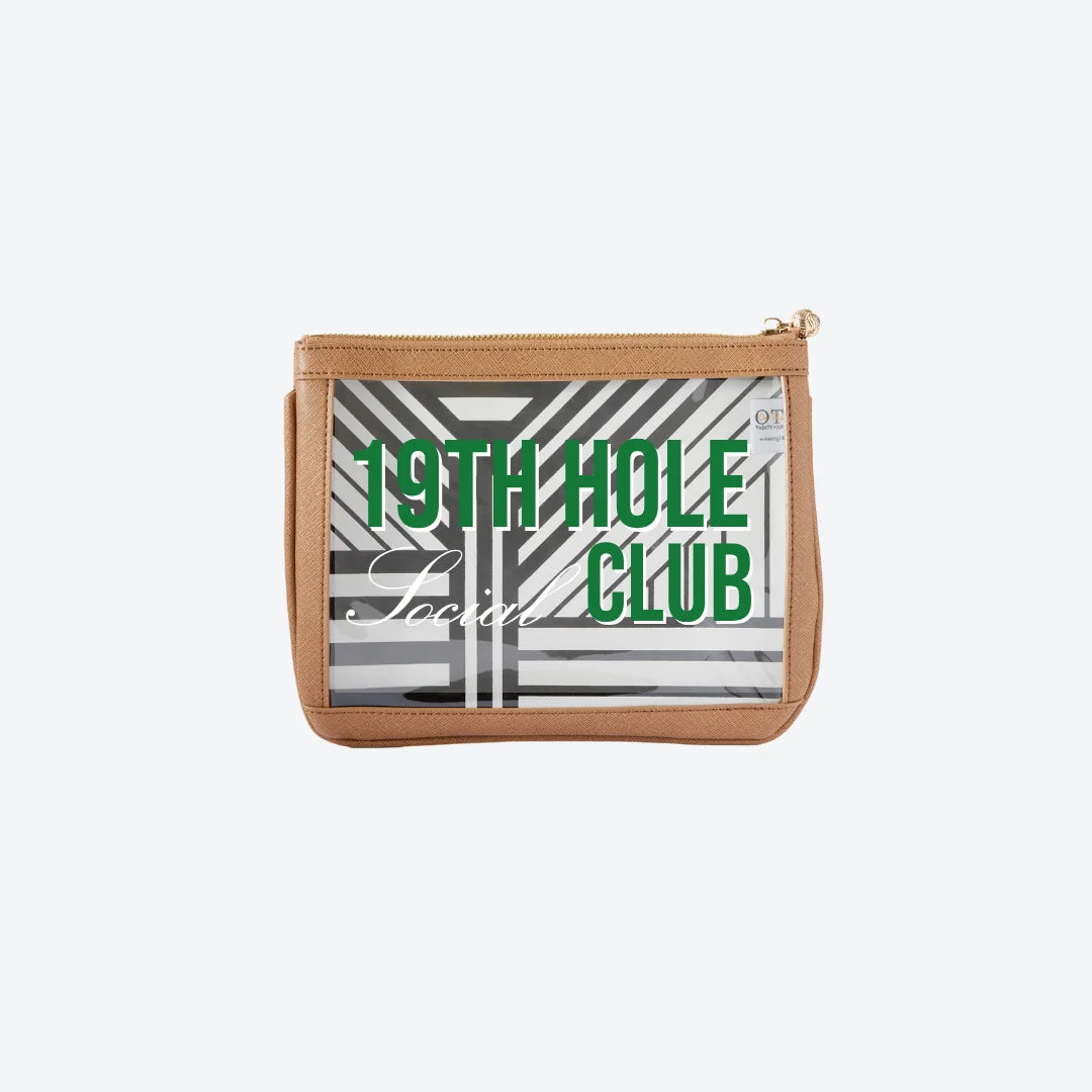 #4 Nudie Tan 19th Hole Pouch, front view
