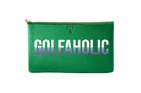 #5 Green Golfaholic Clutch