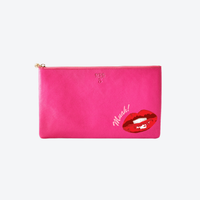 #5 Hot Pink Viv Lips Clutch
