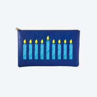 #5 Navy Candle Clutch