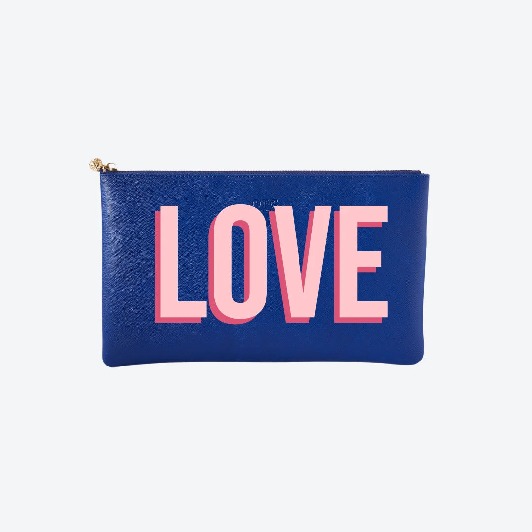 #5 Navy Love Clutch