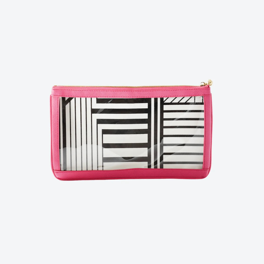 #5 Nudie Hot Pink Clutch, front view