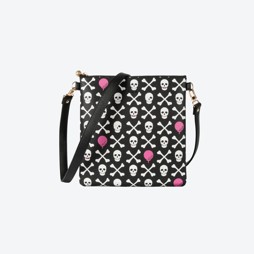 #6 Holly Skull Golf Black Crossbody