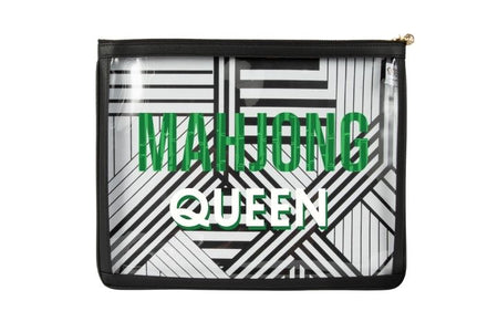 #8 Nudie Black Mahj Queen Pouch