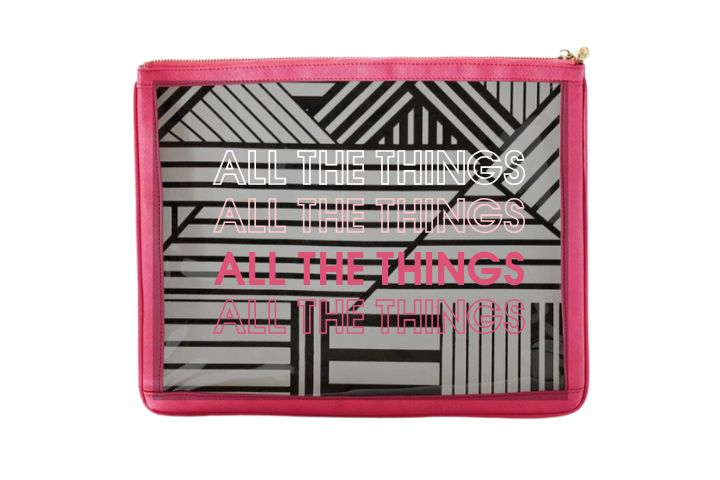 #8 Nudie Hot Pink All Things Pouch