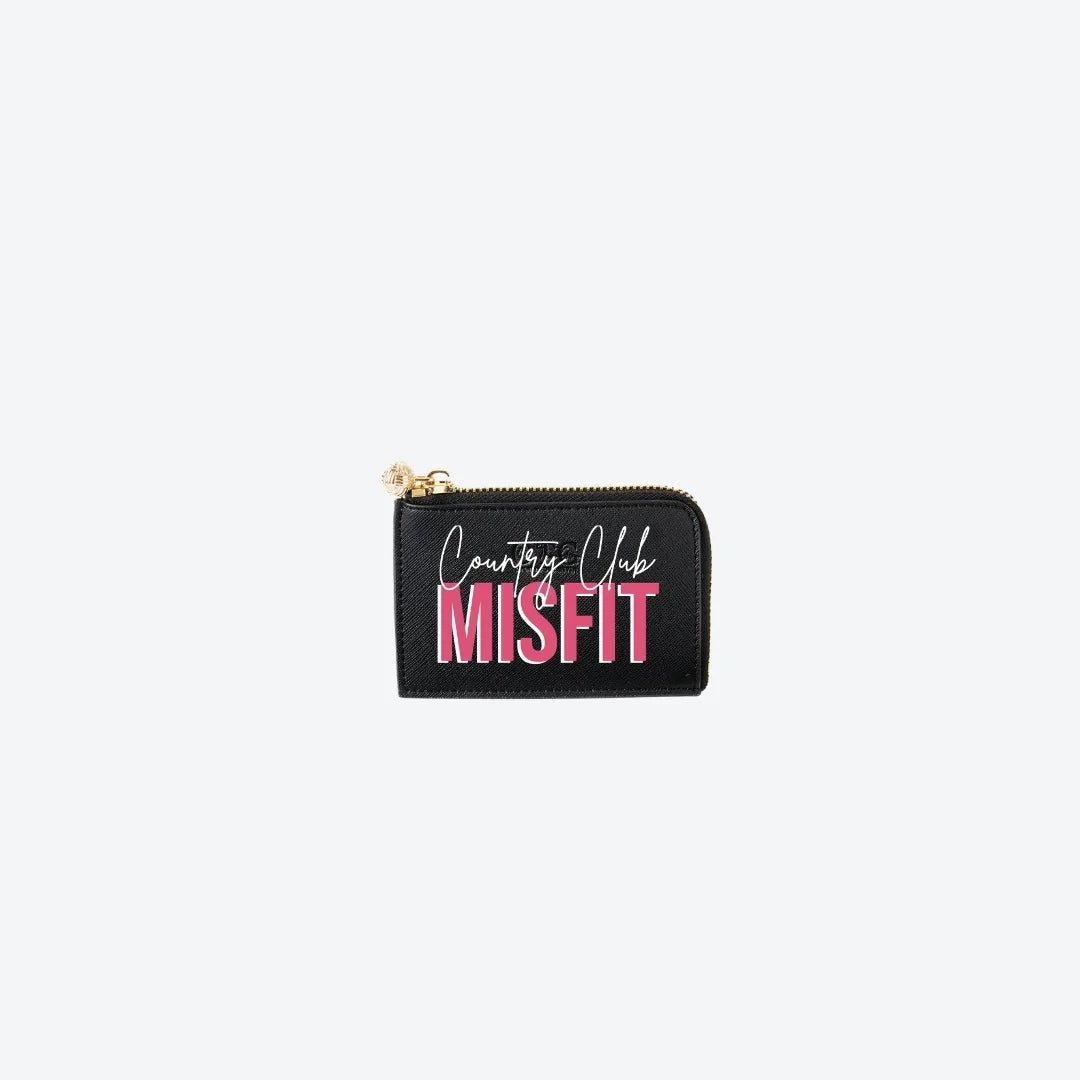 Card Case Black CC Misfit, front view