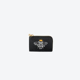 Card Case Black Queen Bee