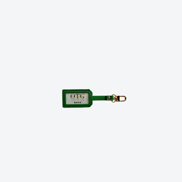 Mini Luggage Tag Green