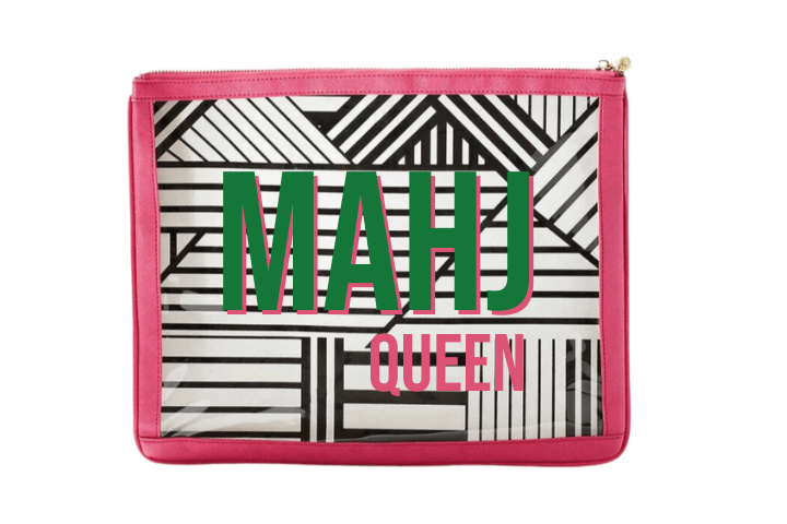 #8 Nudie Hot Pink Mahjong Pouch