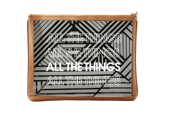 Size #8 Nudie Tan All The Things Washable Large On The Go Pouch Bag ...