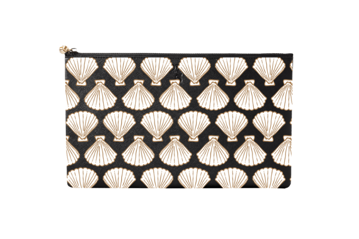 #5 Elle Shell Black Clutch
