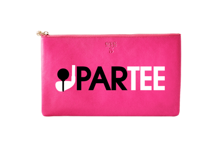 #5 Hot Pink Partee Clutch