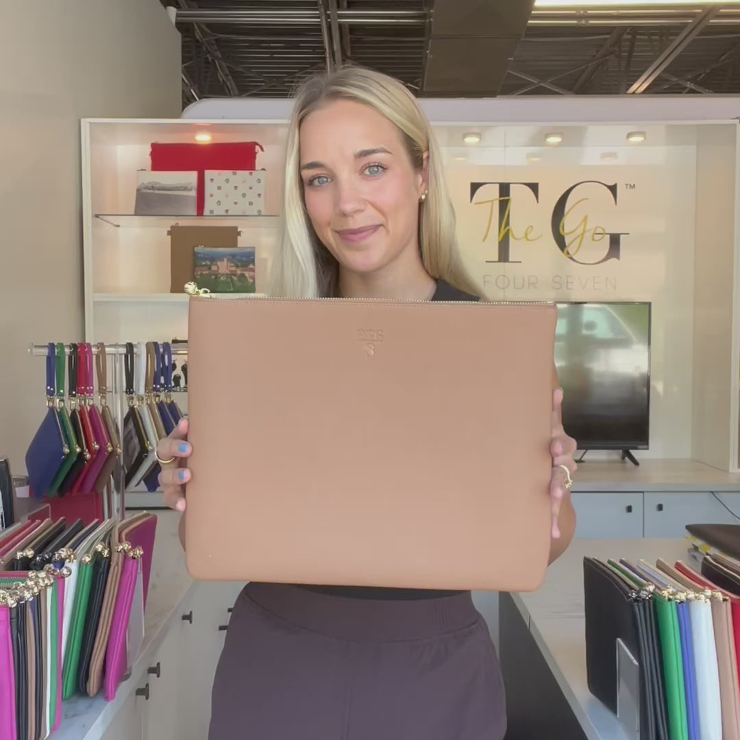 Load video: #8 Tan Pouch