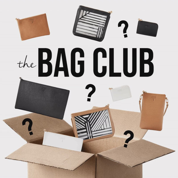 Product animation for OTG247 bag club showing mouse hoverng and selecting a bag.
