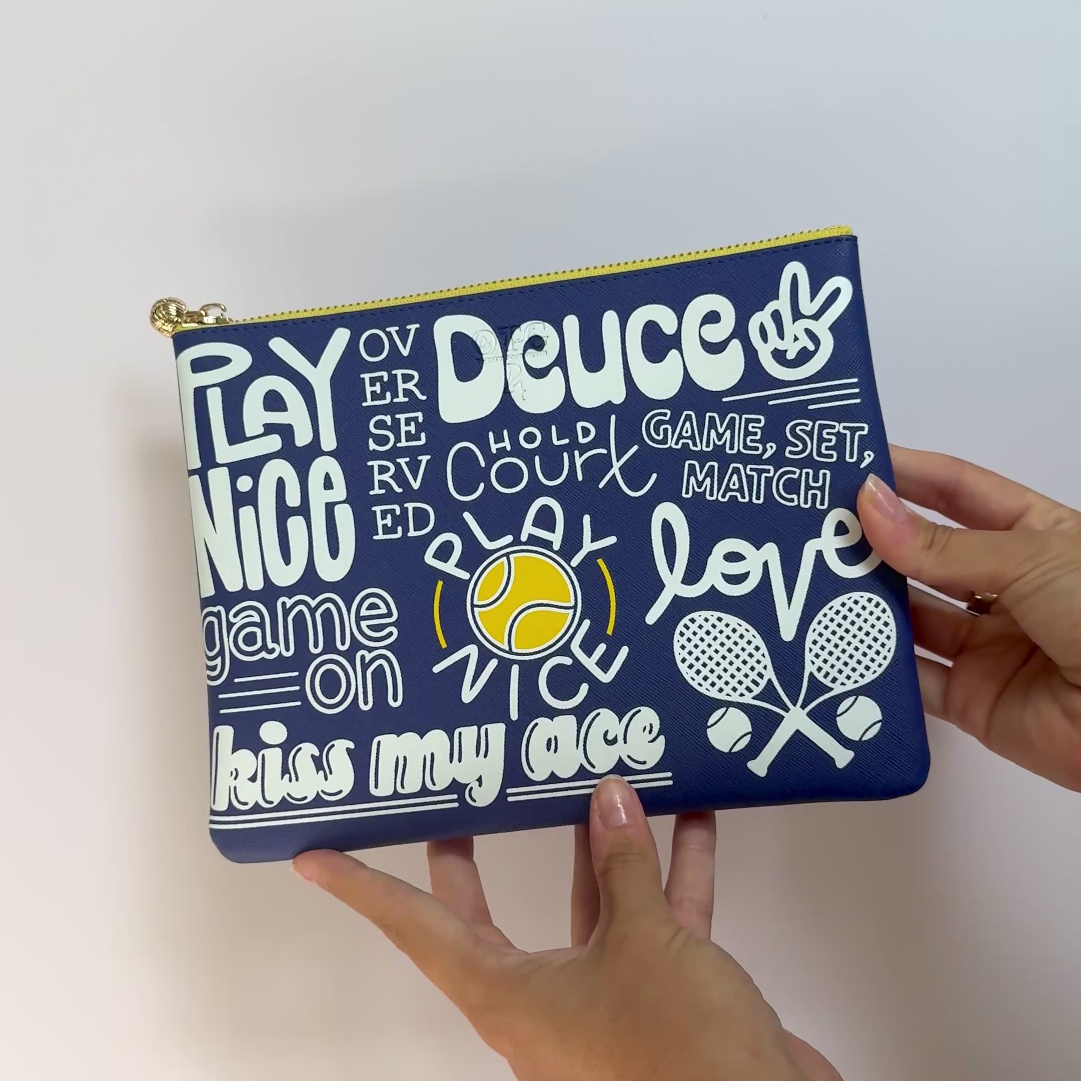 Load video: #4 Hayden Words Tennis Pouch