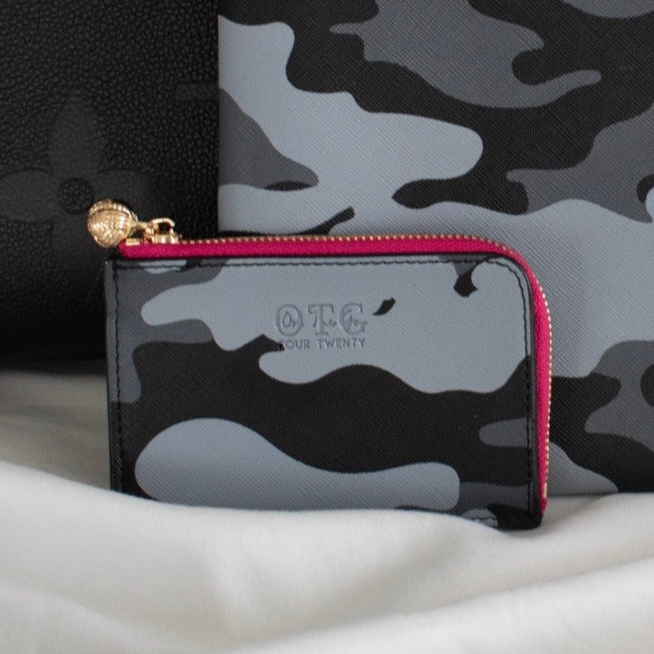 Card Case Abby Camo Black